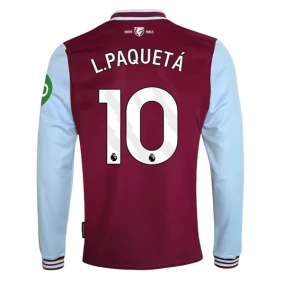 L.Paquetá West Ham United Hjemmebanetrøje 2024/2025 Langærmet